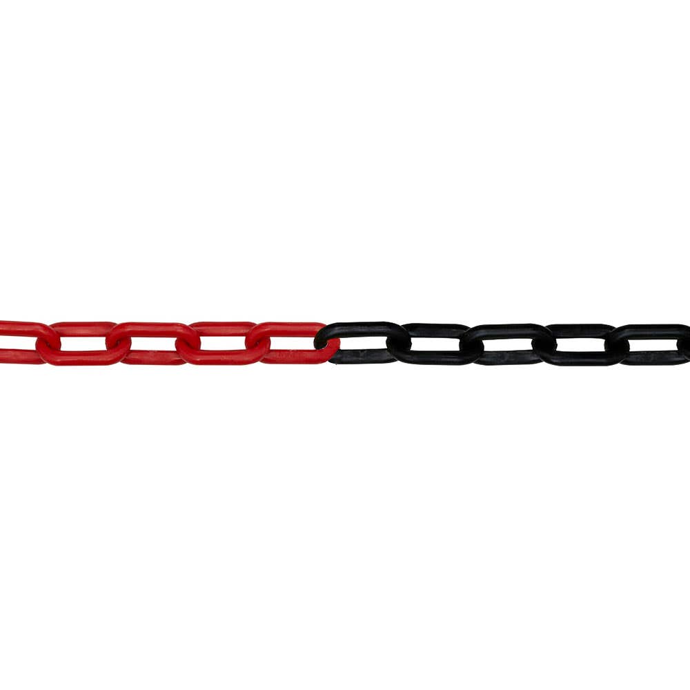 Plastic Chain Red/Black 6mm x 40m 36000192 PC6RB