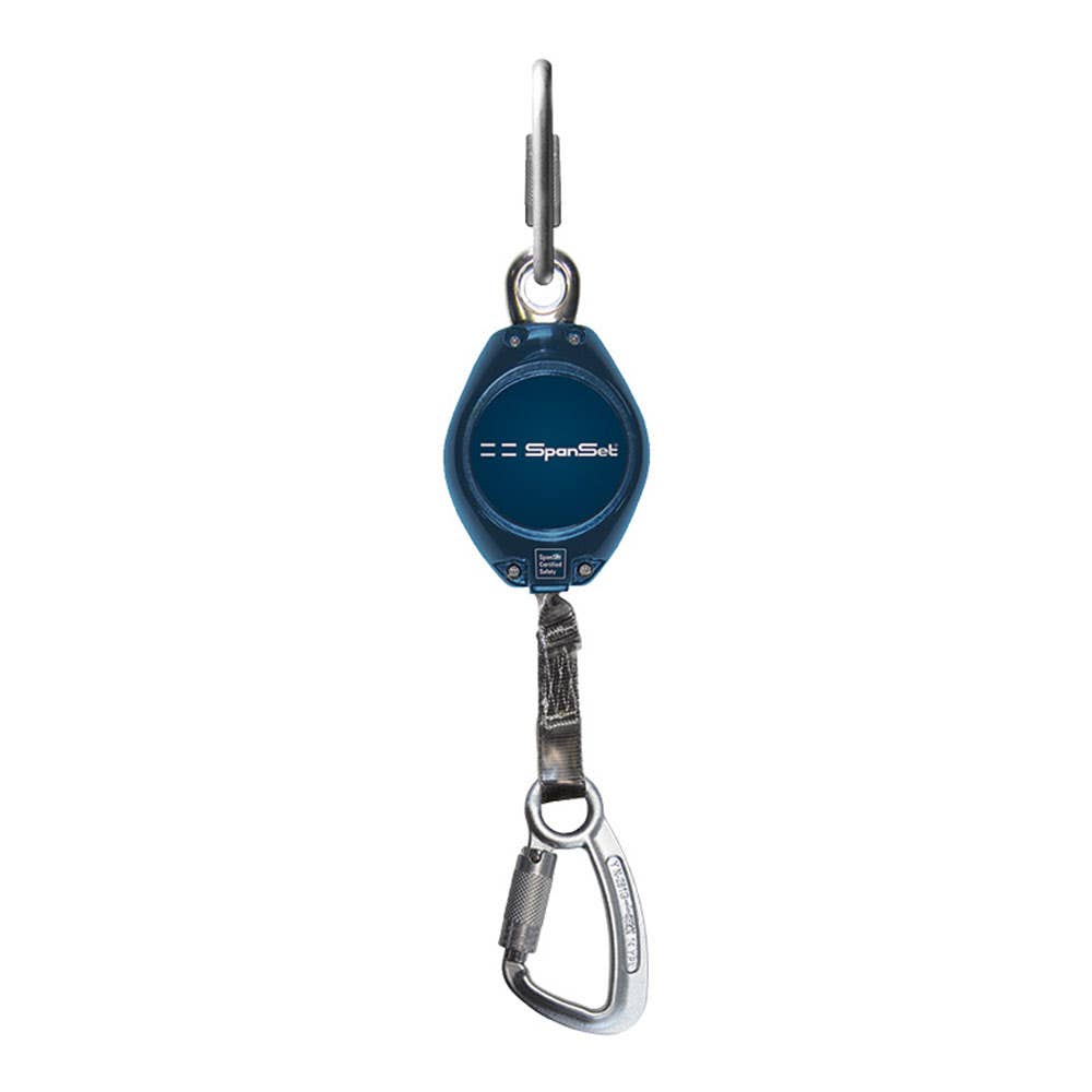 Block Fall Arrester Inertia Reel Triple Action Karabiner 3.6m SWL 150kg 36000204 SVLB-3