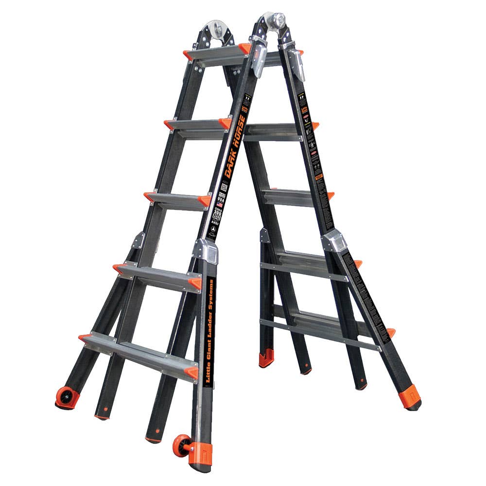 Multi-Purpose Ladder Convertible Fibreglass Dark Horse 0.9 - 3.3m 180kg 15143 Little Giant 36000307 15143-440