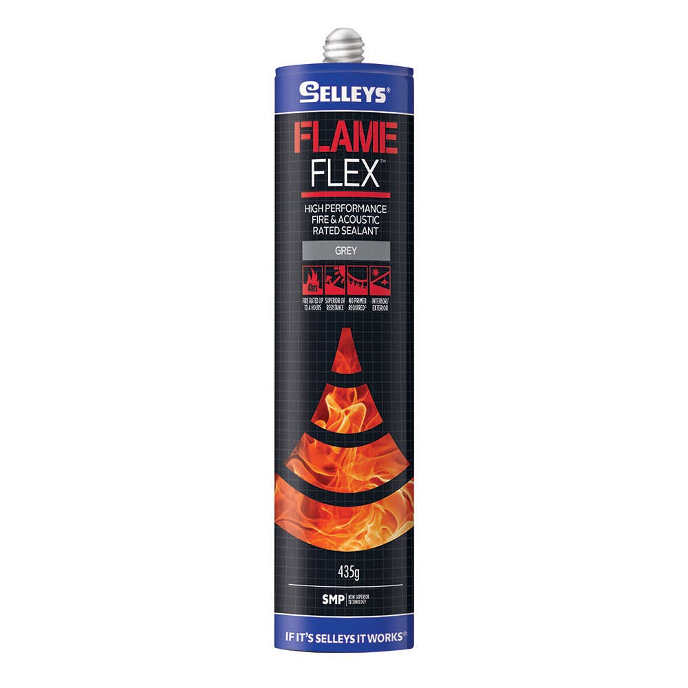 Selleys FlameFlex Polymer Sealant Grey Cartridge 435g 36000330 100561
