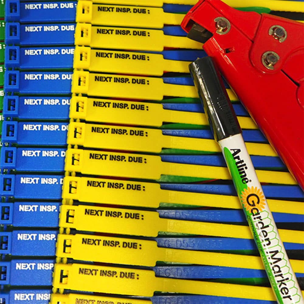 Rigging Tag Kit Red/Green/Blue/Yellow + Tensioner Plier + Marker 175mm ...