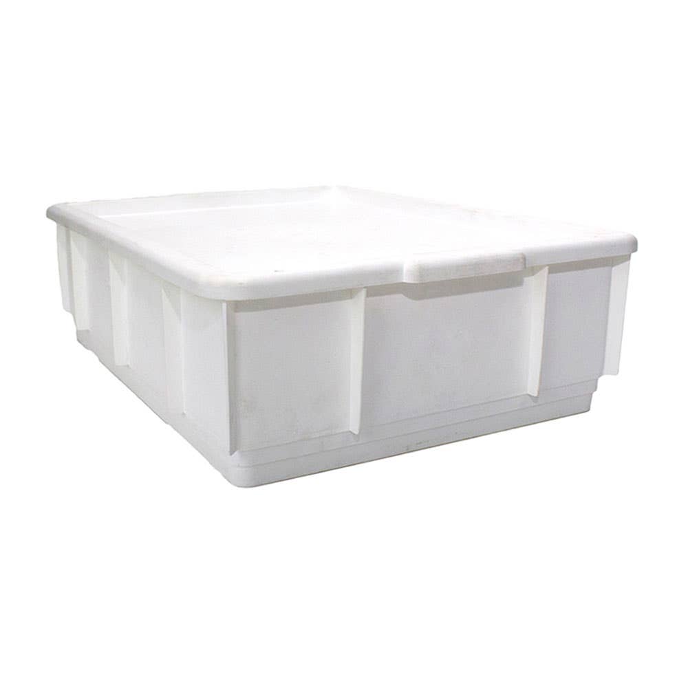 Crate Polypropylene Food Grade 13ltr White Okka 36000447 AP13ToteWhite