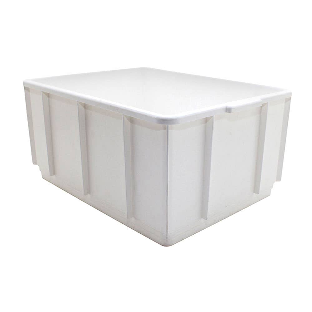 Crate Polypropylene Food Grade 22ltr White Okka 36000448 AP22SToteWhite