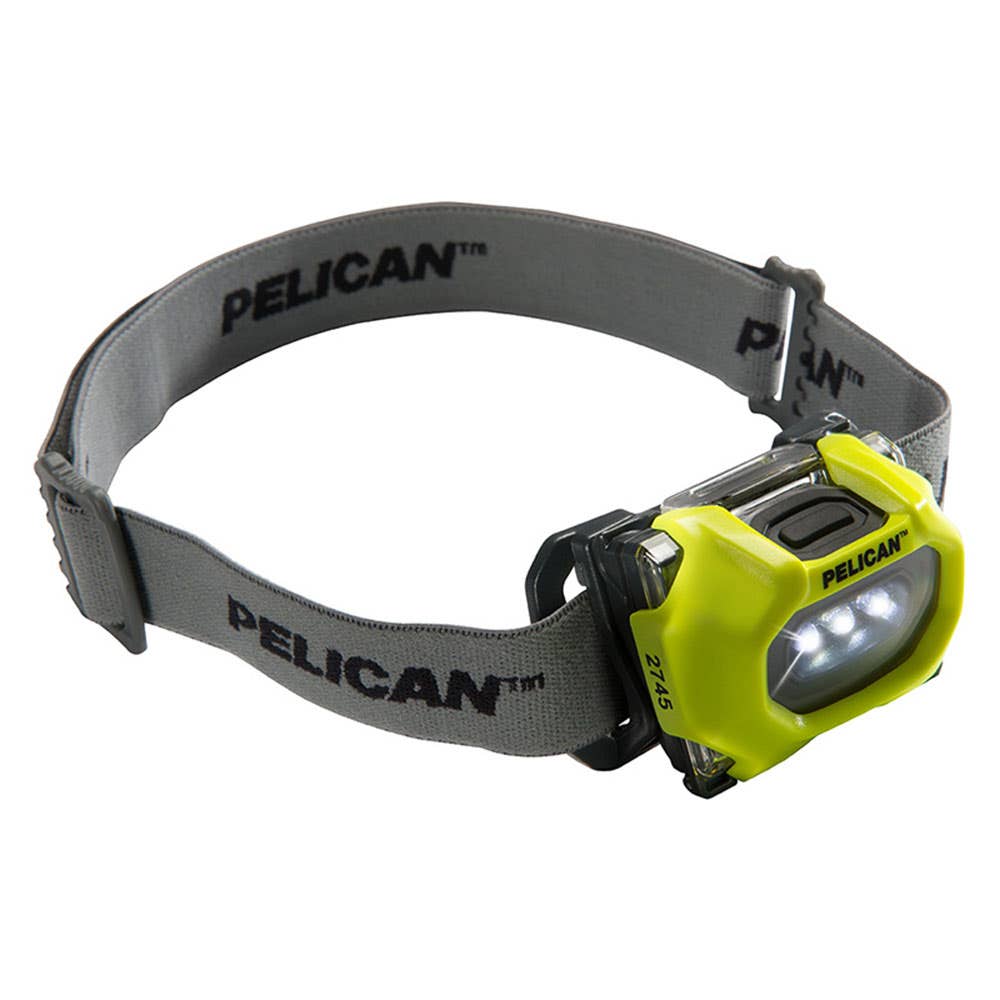 Headlight LED 17-33 Lumens 3 x AAA Hi Vis Yellow 2745 HeadsUp Pelican 36000678 PE2745YG2