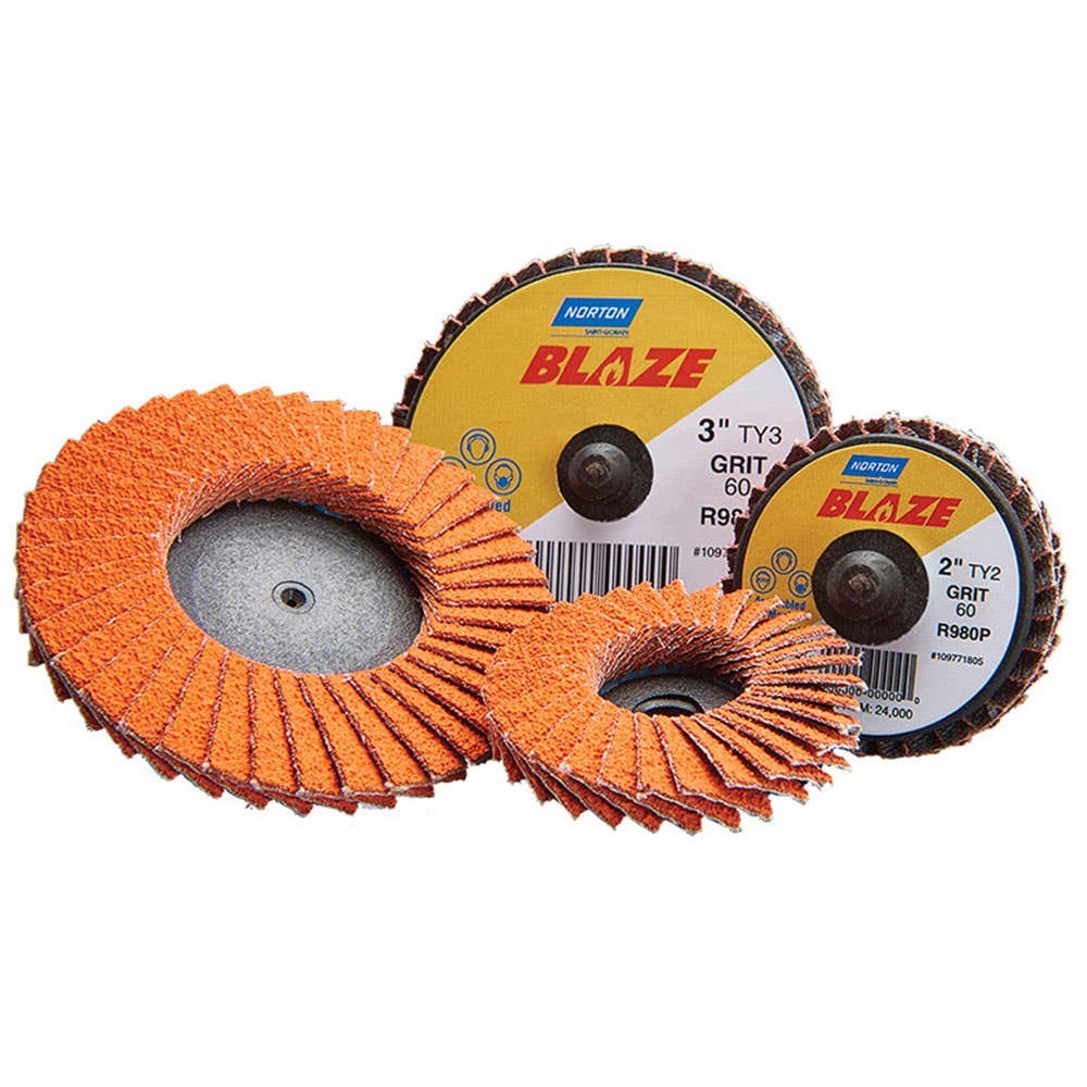 Mini Flap Disc Ceramic 50mm 60G Blaze Norton 36000727 77696090147