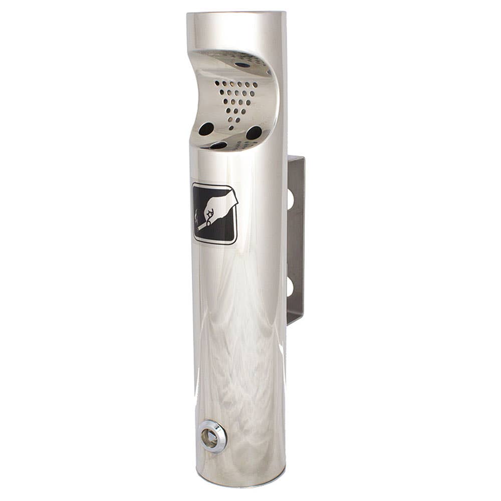 Ashtray Wall Mounted Cylindrical Stainless Steel_36000802_765226