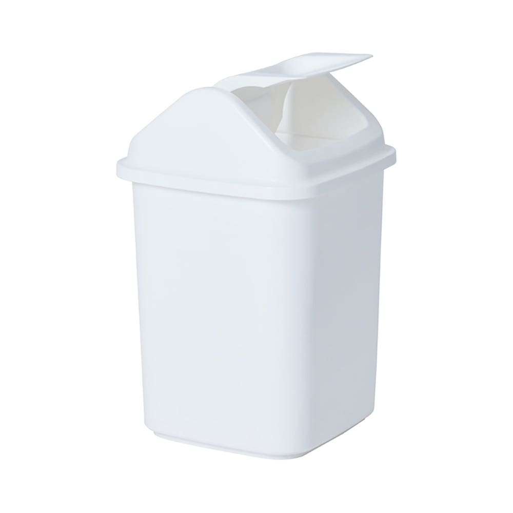 Rubbish Bin Plastic Swing Top White 20L Compass 36000810 7640202