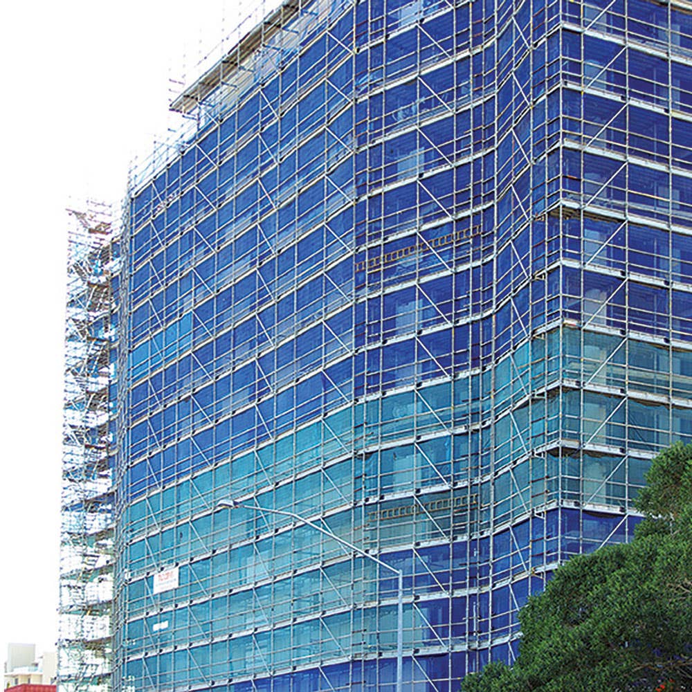 Scaffold Netting Polyethylene White 2.0 x50m 80gsm Polesy 36001026 KPCSCAFWHT50m2M100GM