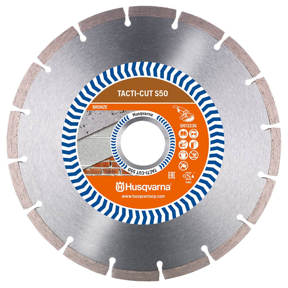 Blade Diamond Tacti-Cut S50 125 X 10 X 22.2mm Husqvarna 30009713 579819240