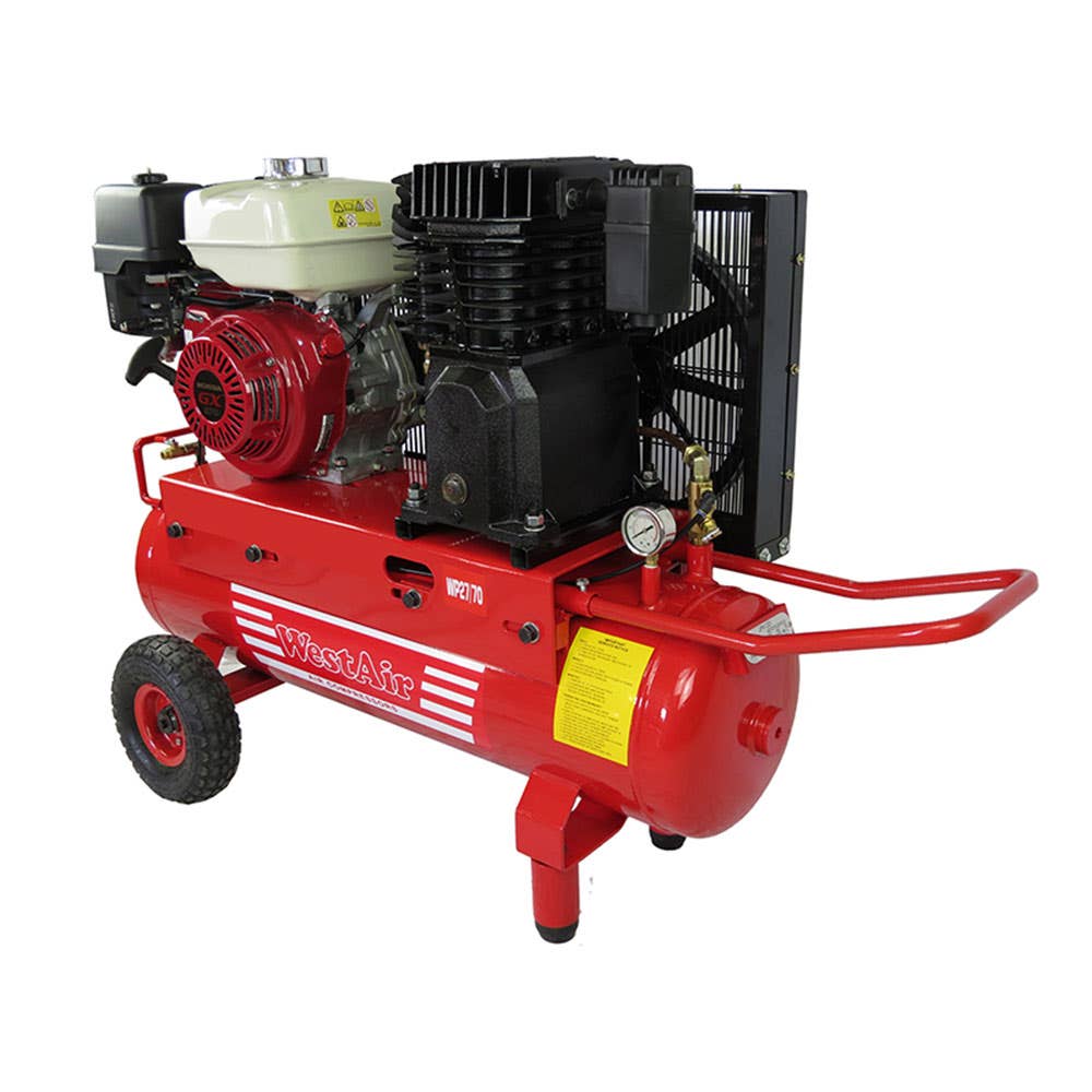 Compressor Air Petrol Honda GX270 9hp 625LPM 145psi WestAir 36001124 WP27/70