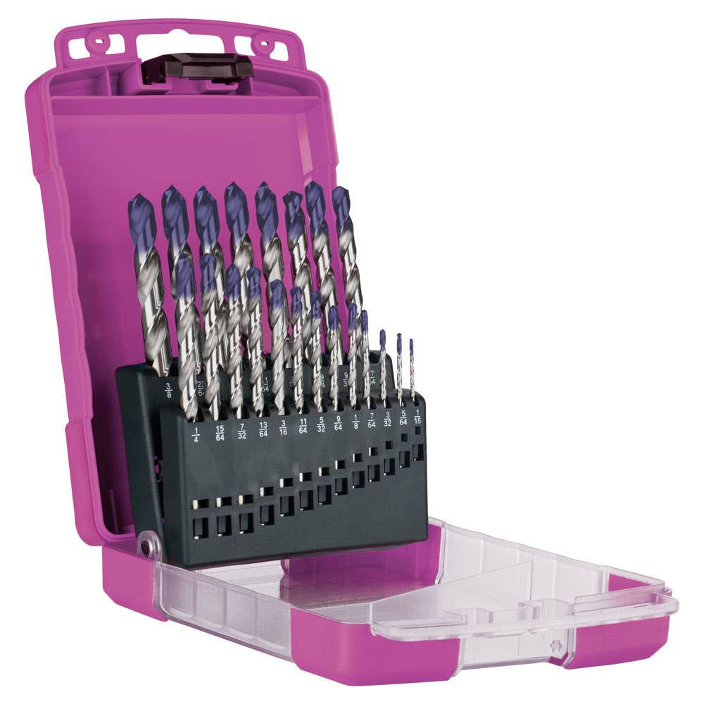 Drill Bit Set Jobber Imperial Viper+ 21 Piece 1/16''-3/8'' x 1/64'' Sutton 36002657 D179S2