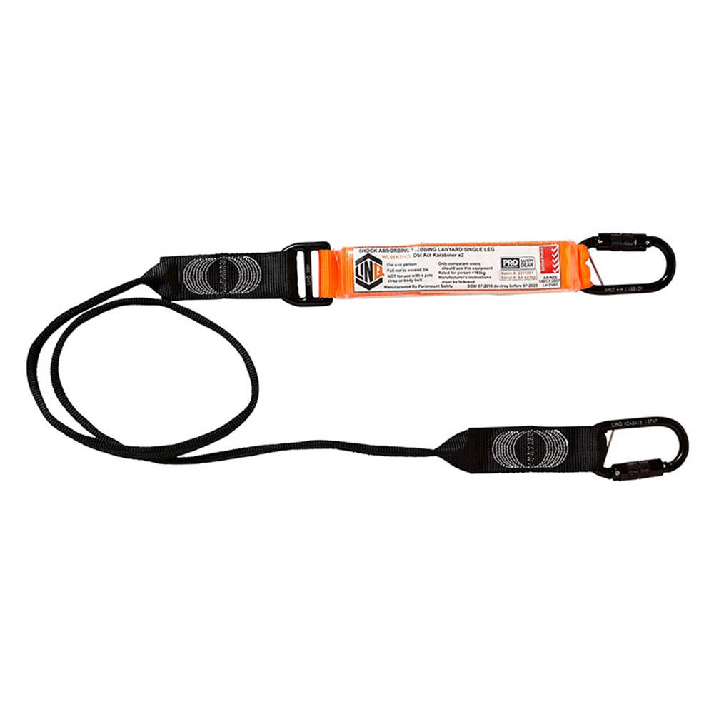 Single Webbed Shock Absorbing Lanyard 36002780 WLO1KDKD