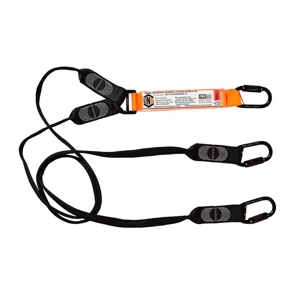 Twin Webbed Shock Absorbing Lanyard 36002781 WLO2KDKD