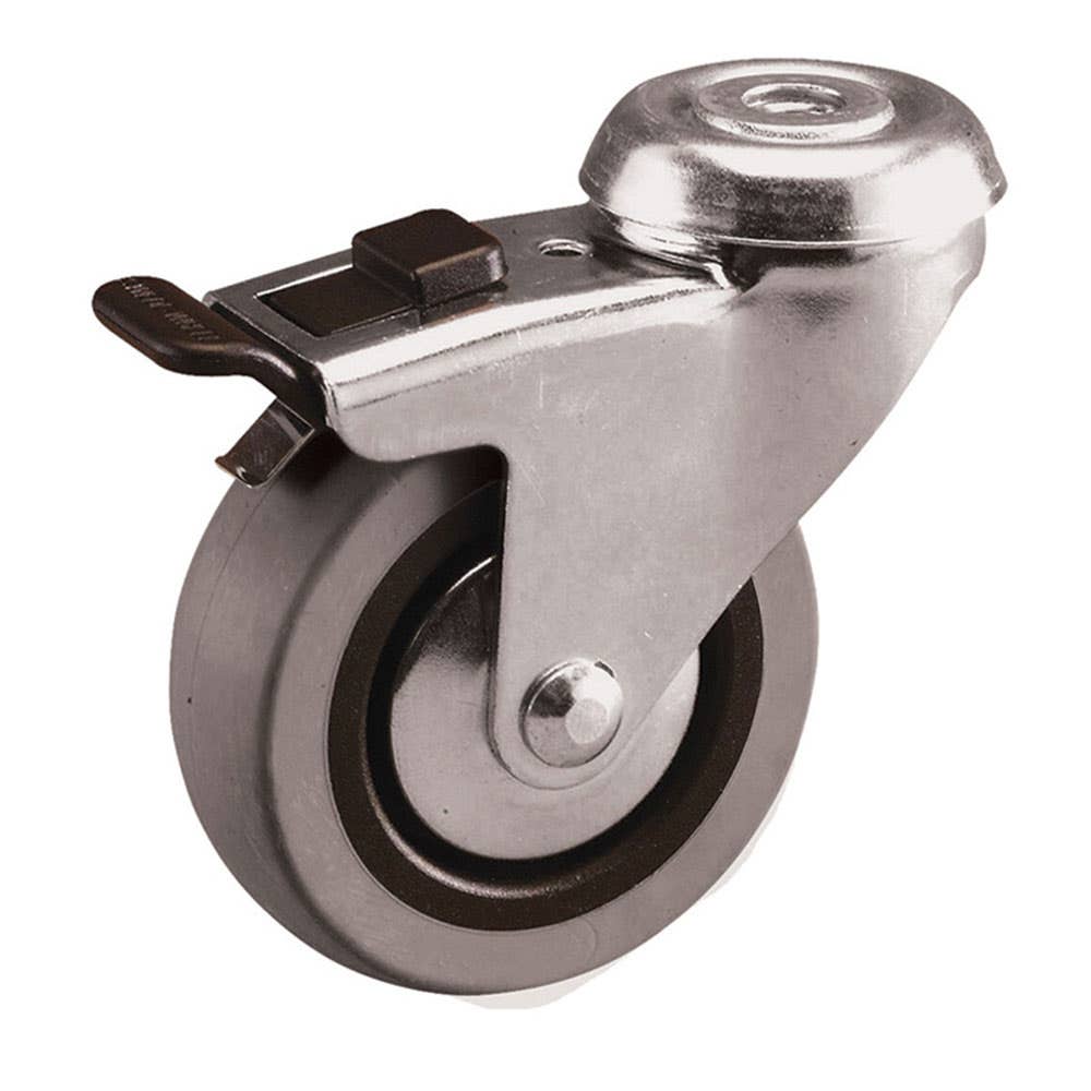 G1 Series Bolt Hole Swivel & Brake Castor Wheel 100mm 36002783 G10T33G100