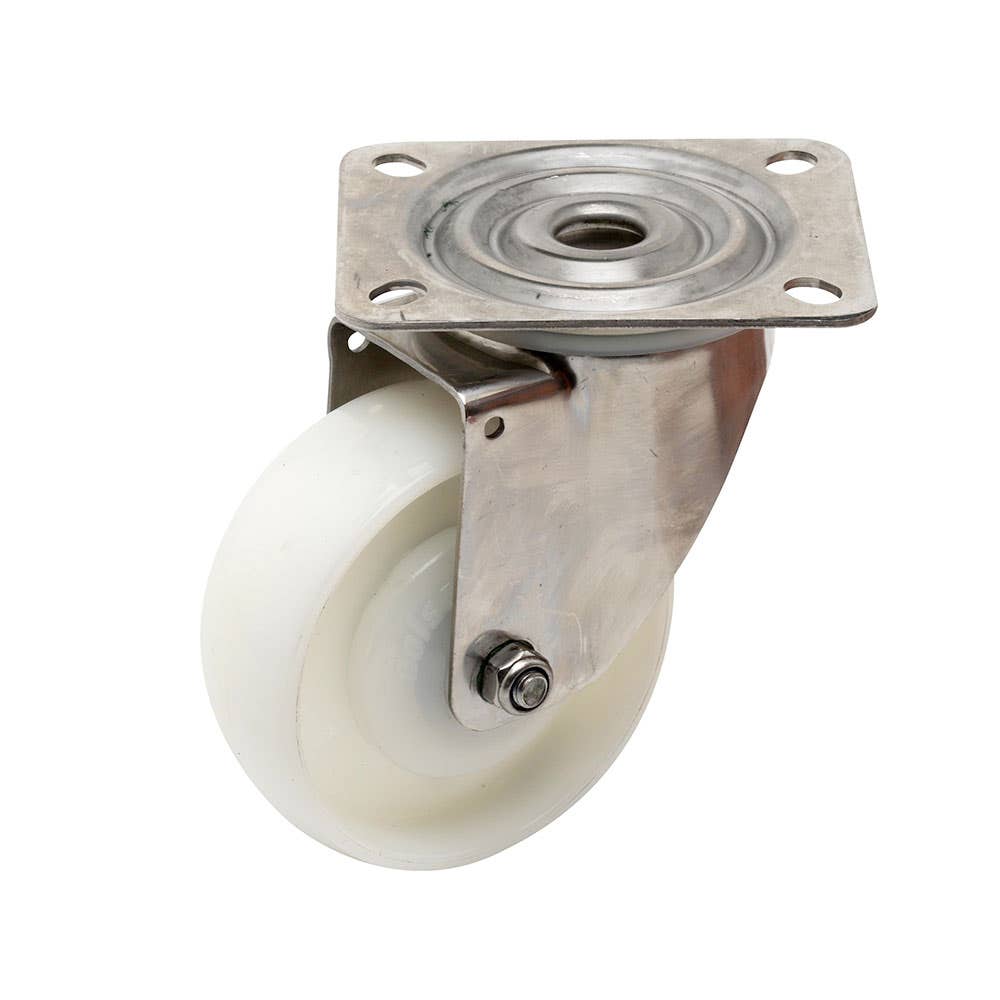 S5 Series Stainless Steel Swivel Castor Wheel Nylon 100mm 36002817 S52AS48R100