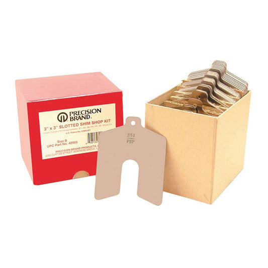 Shim Kit Slotted Stainless Steel 100 Piece 100 X 100 202597 SHIM81965