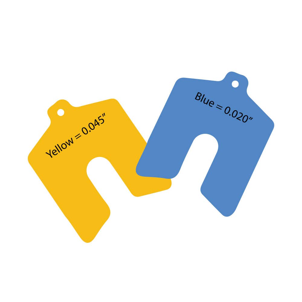 Shim Slotted Soft Shoe 2 x 2 x 5/8'' 0.020'' Pk 10 36002881 SHIM49105