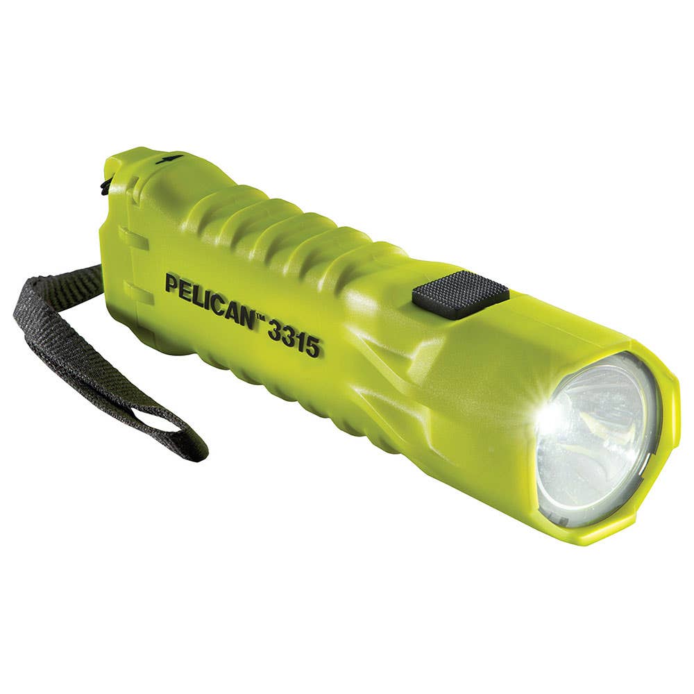 Torch LED 160 Lumens 3 X AA Hi Vis Explosion Proof Yellow 36003439 PE3315IYG2