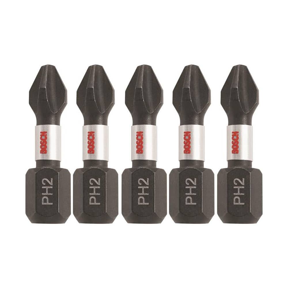 Impact Screwdriver Bit Phillips PH2 x 25mm 1/4'' Hex Shank Pk 5 36003519 2.610.069.735