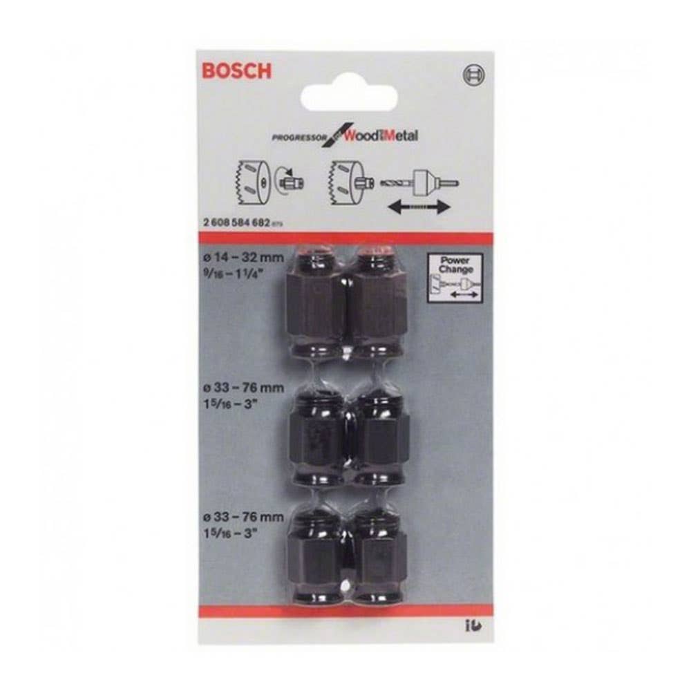 Converter Set 6 Piece For Holesaws Bosch 36003540 2.608.584.682