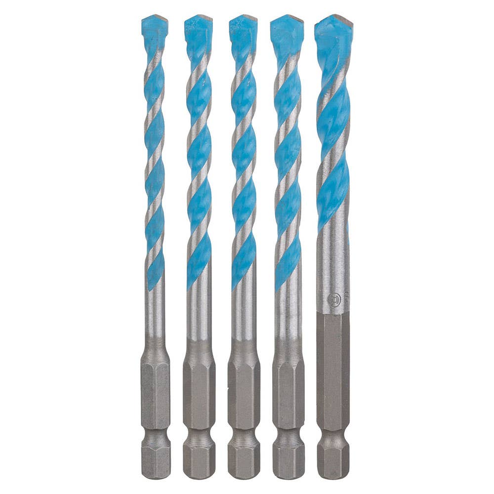 Masonry Drill Bit Set HEX-9 5 Piece Multi Construction 4-8mm Bosch 36003617 2.608.900.585