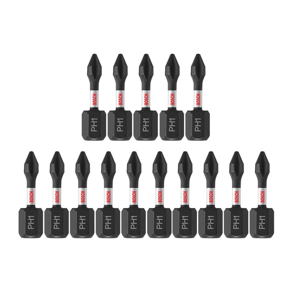 Impact Screwdriver Bit Phillips PH2 x 25mm 1/4'' Hex Shank Pk 15 36003635 2.610.039.540