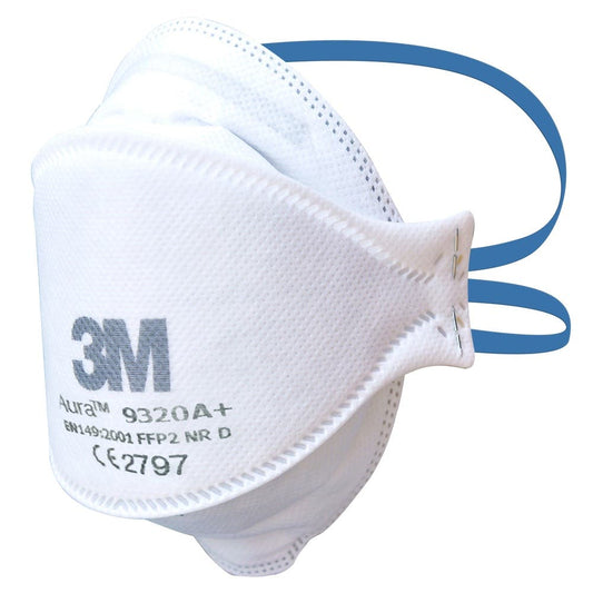 Aura&trade; 9320A+ P2 Particulate Flat Fold Disposable Respirator 20 Pk_36003892_7100106876