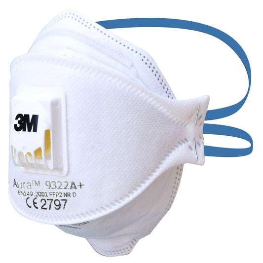 P2 Particulate Flat Fold Valved Disposable Respirator 10 Pk_36003893_7100106887