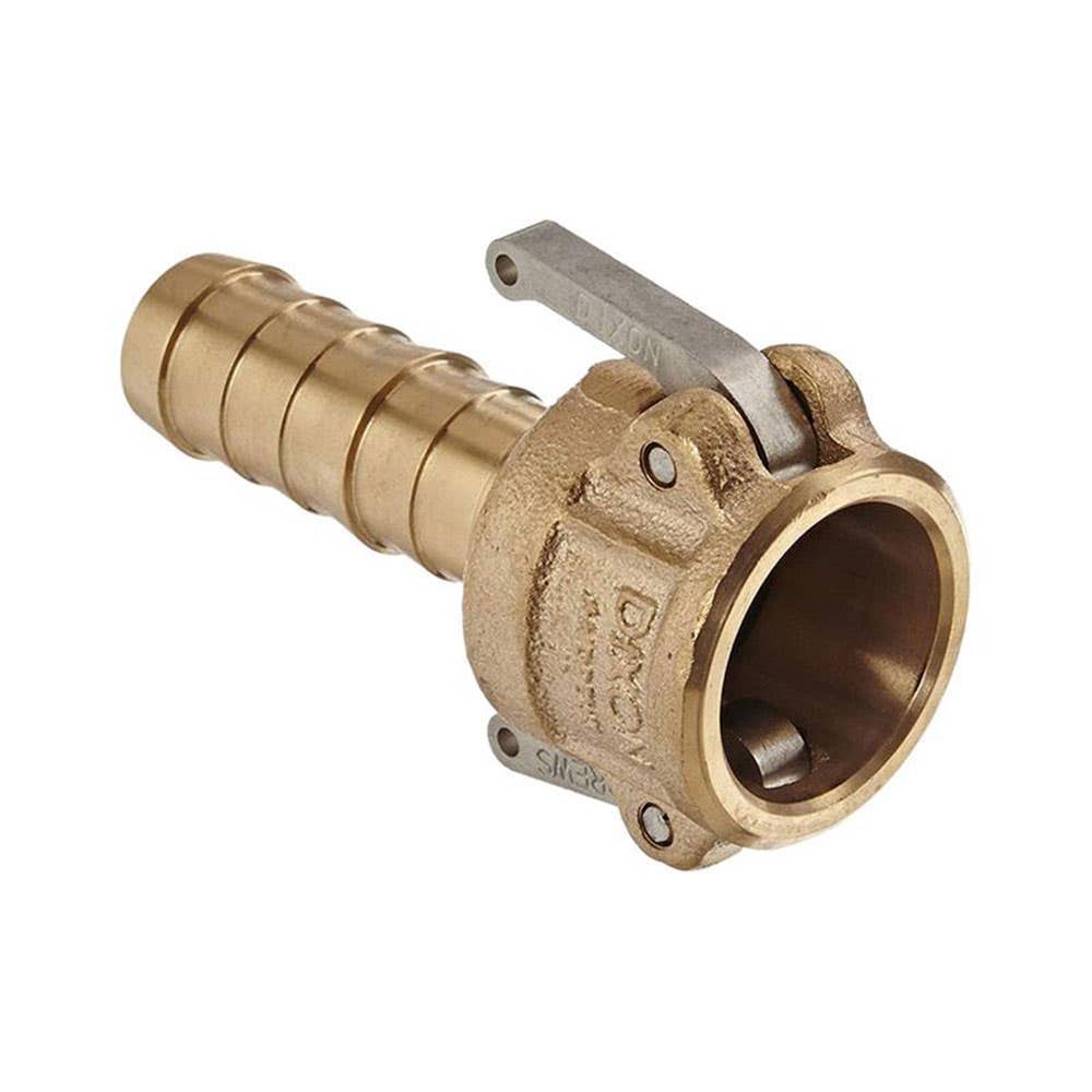 2 IN TYPE C BRASS FEMALE COUPLER X HOSE SHANK CAM AND GROOVE 203771 BRSS200C-S