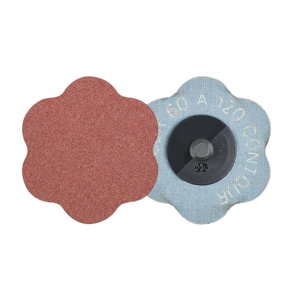 Disc Sanding Contour Aluminium Oxide 120G 60mm COMBIDISC CDR Pferd 36004072 42759007