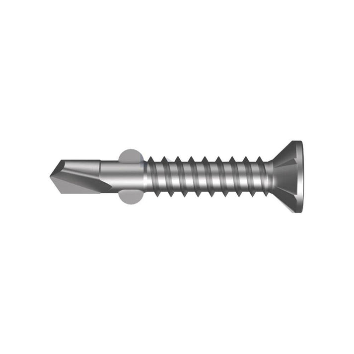 Screw Self Drilling Metal CSK Rib Wing Square Dr Class 2 10G 16 x 30mm ...