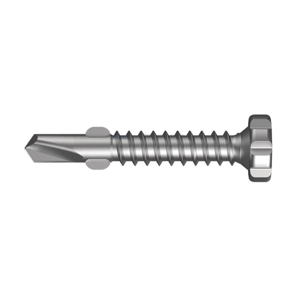 Screw Self Drilling Metal Flower Head Wing Square Dr Class 2 10G 16 x 40mm 36011087 SWECZ100402
