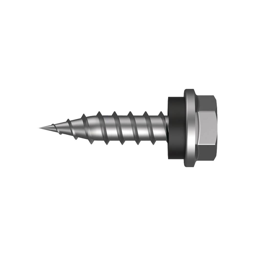 Screw Self Tapping Needle Point Hex Head + Seal Class 4 10G 12 x 20mm 36010810 T9PN4SH1012020