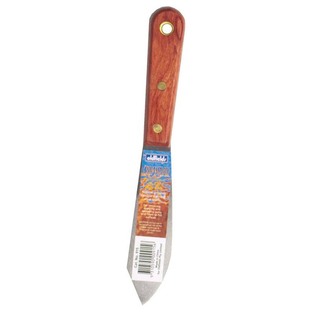 Knife Putty 35mm Stainless + Wood Handle 3616001 915