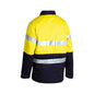Jacket Cotton Drill 3M Tape Hoop 310gsm Yellow/Navy XL Bisley_90011381_BK6710T_TT01XL