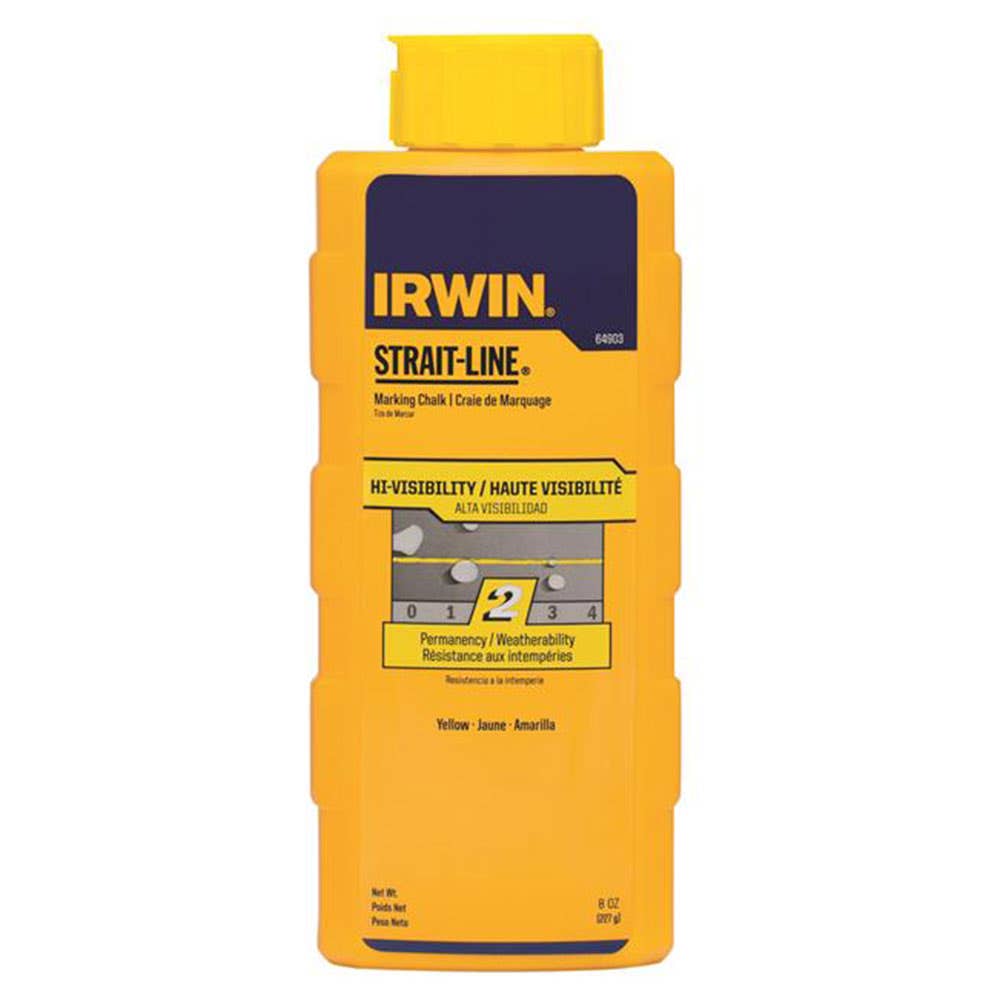 Chalk Powder Refill Marking Hi-Vis Yellow 227g Irwin 3629003 64903