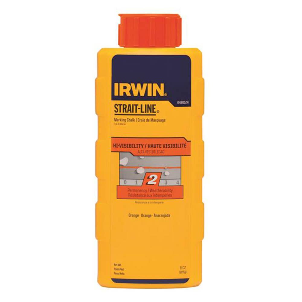 Chalk Powder Refill Marking Hi-Vis Orange 227g Irwin 3636005 T64905ZR