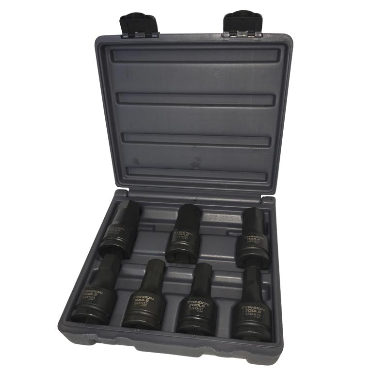 3/4'' Drive Impact Socket Set Inhex Metric 8 Piece 19 - 32mm 401377 72410