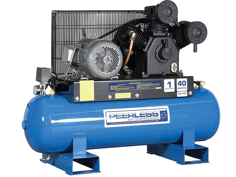 Compressor Air 7.5hp 720l/min 3 Phase Industrial PHP40 3 Cylinder Peerless 268410 00071