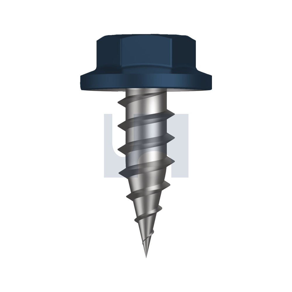 Needle Pt Sds Flg Hex Deep Ocean -Cl4 #8-15 12 - Pk 1000_40094552_TDON4FH0815012