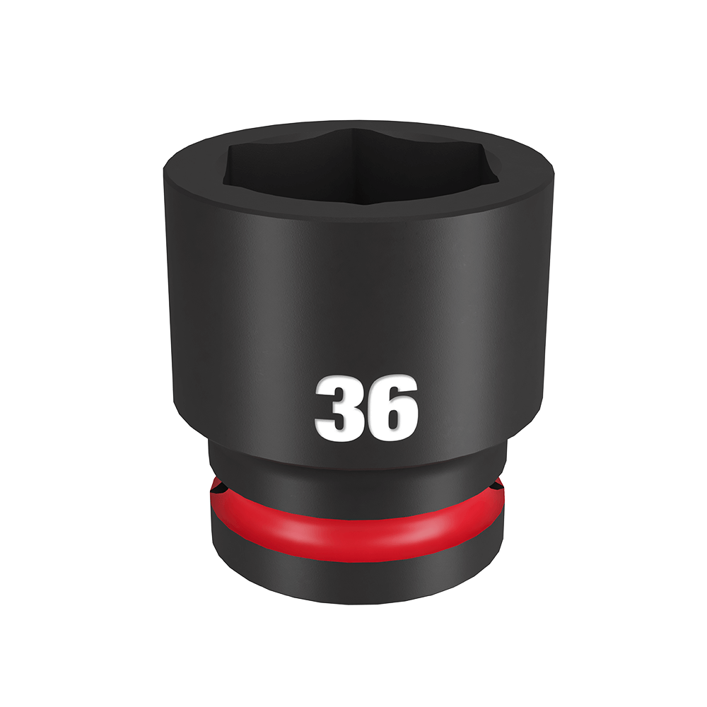 SHOCKWAVE 3/4'' Drive 36mm Standard 6 Point Impact Socket 37100013 49666374