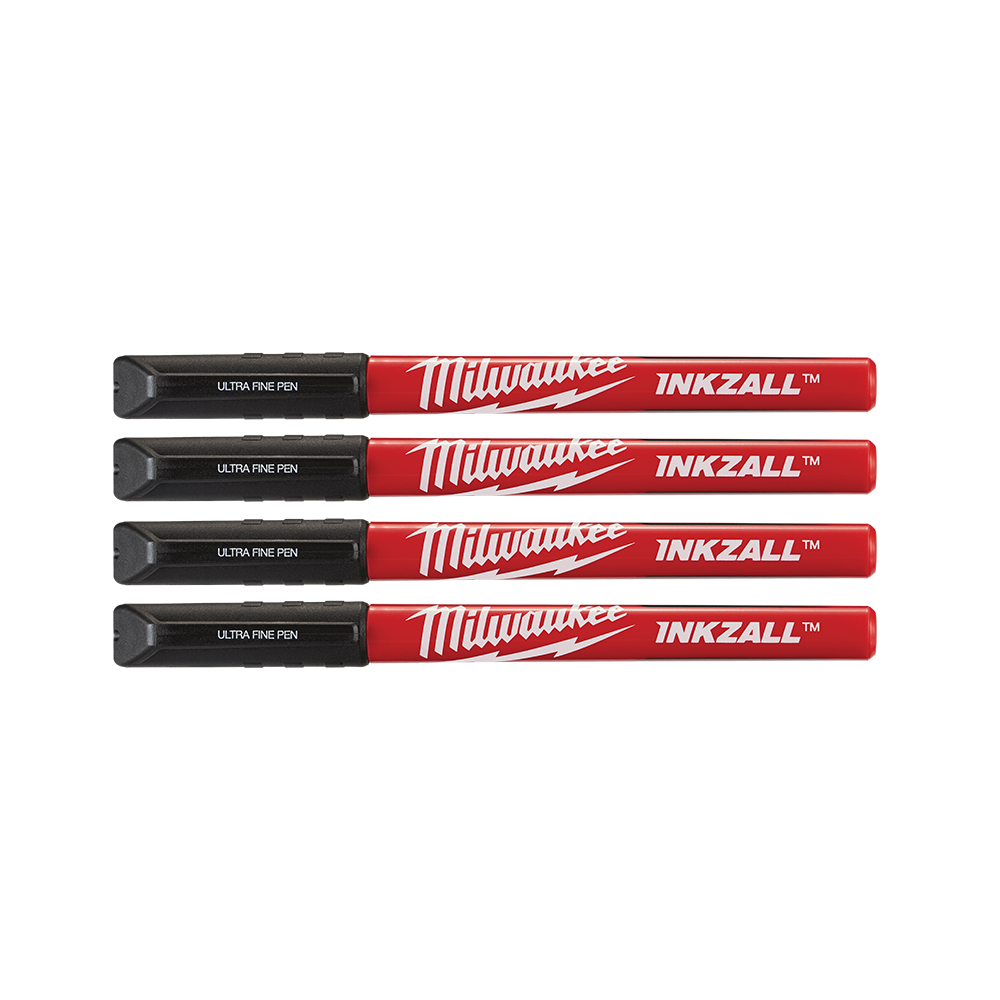 INKZALL Ultra Fine Pt Pen Black 4pk 37100019 48223164