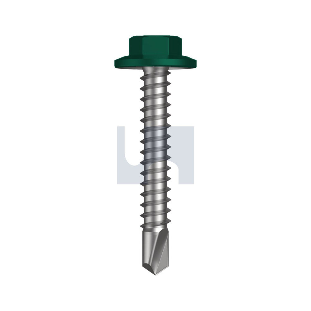 Sds Flg Hex Hd Cottage Green -Cl3 #12-14 35 - Pk 1000_40094398_TCGM3FH1214035
