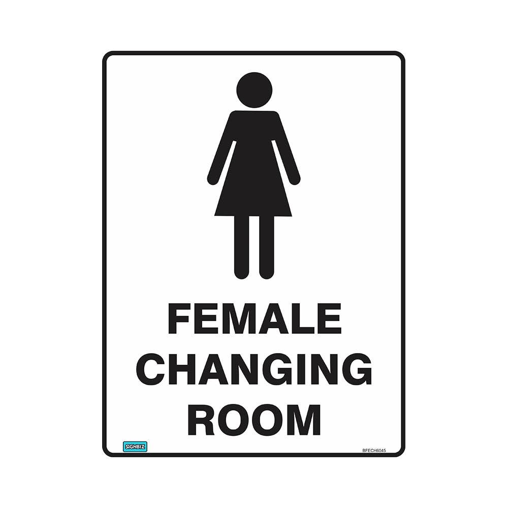 Sign 600 x 450 Poly Female Changing Room_37501186_BFECH6045P