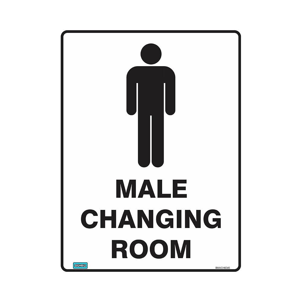 Sign 600 x 450 Poly Male Changing Room_37501187_BMACH6045P