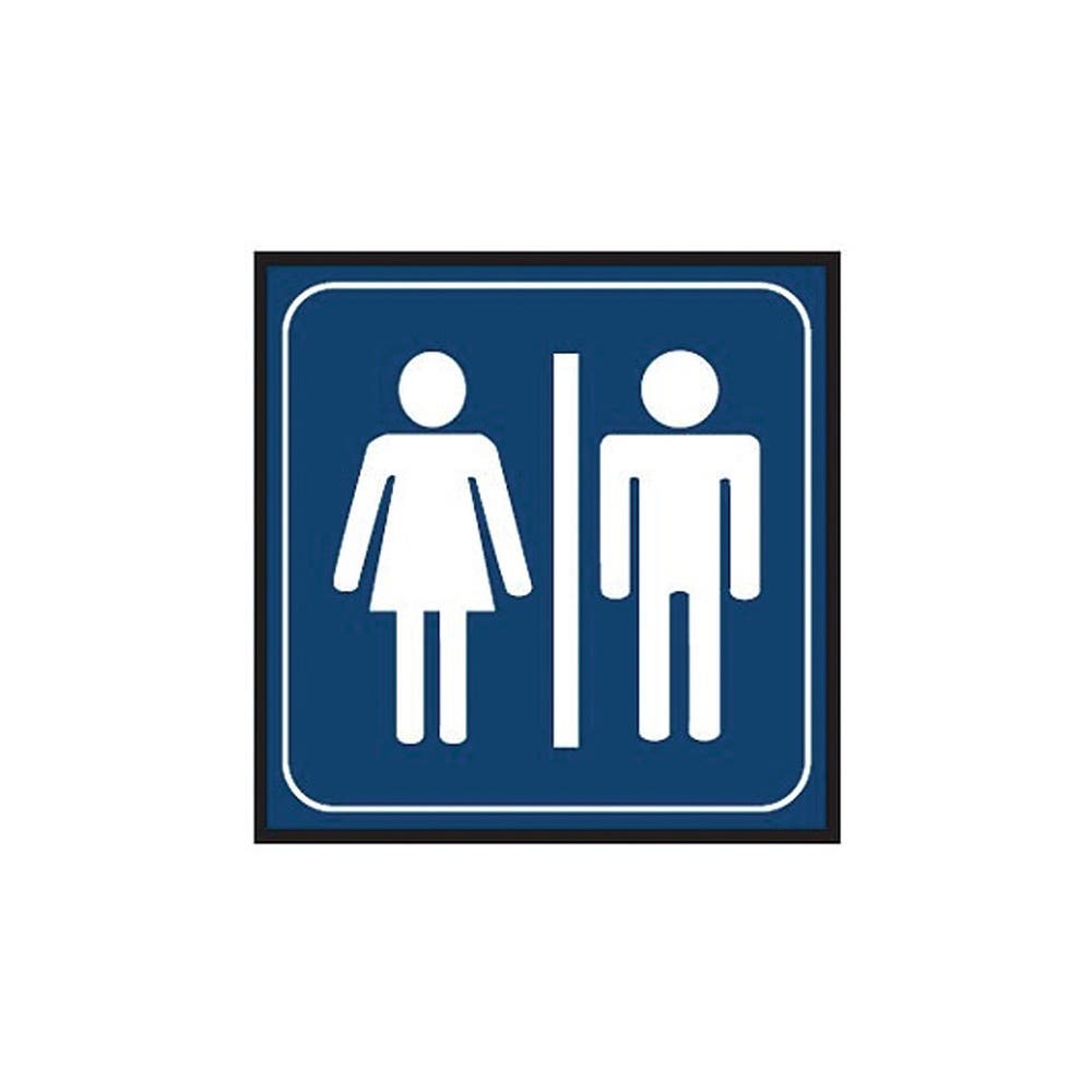 Engraved Office Sign Male / Female Graphic 97mm X 97mm 37501607 863094