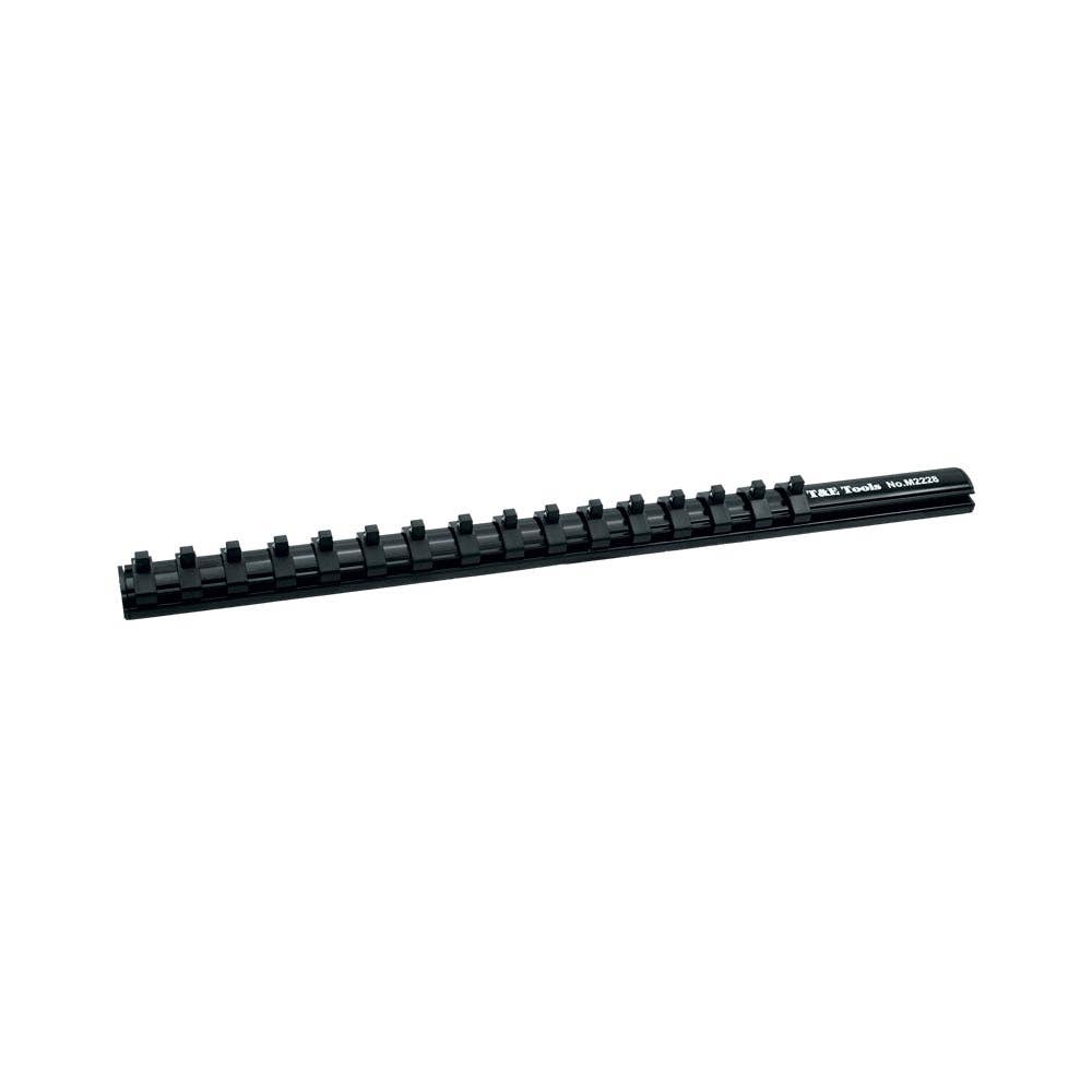 (F3)16Pc. x 1/4" Drive Magnetic Socket Rail 420mm_37502912_M2228