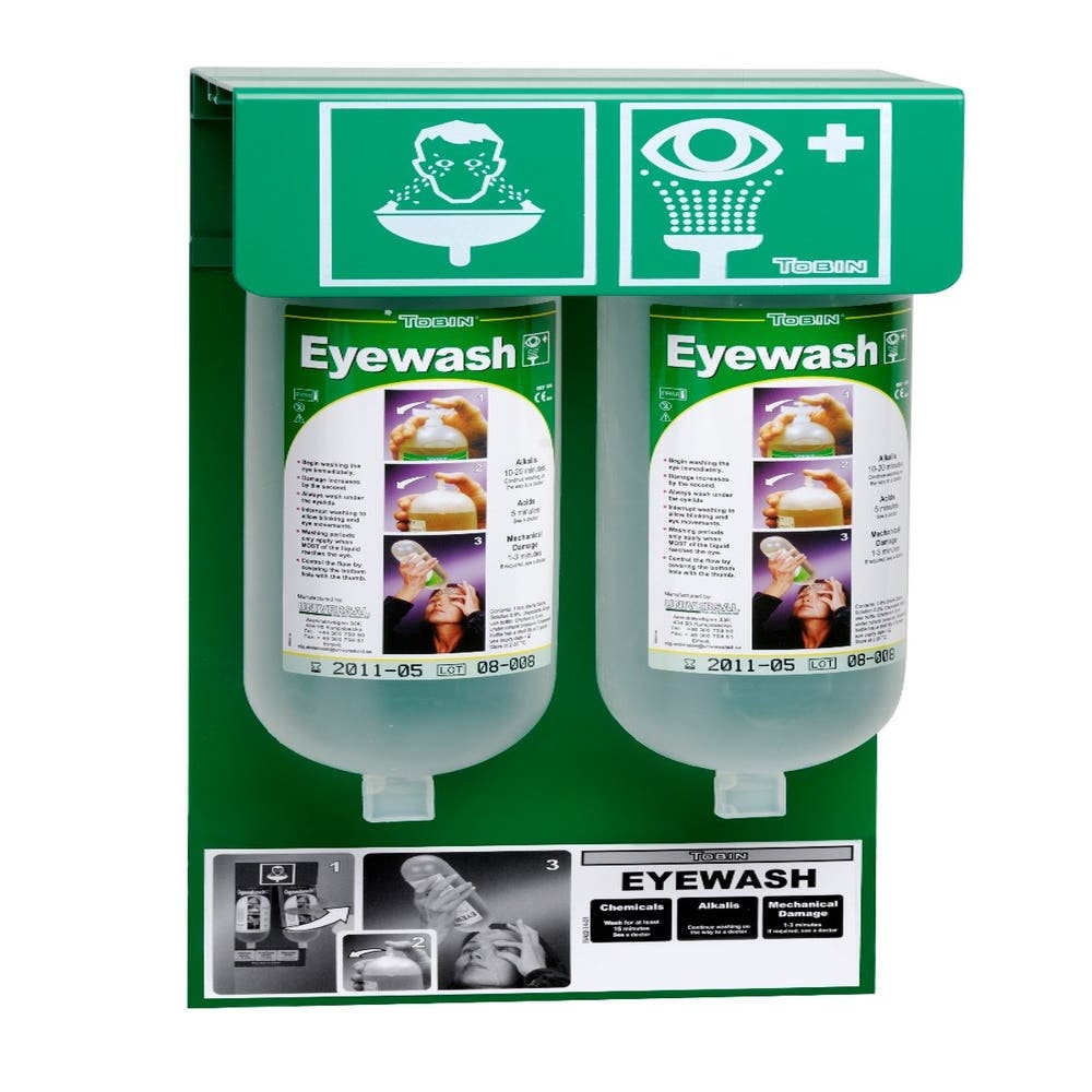 Tobin Eyewash Wall System x2bottles 1L_37505125_872916