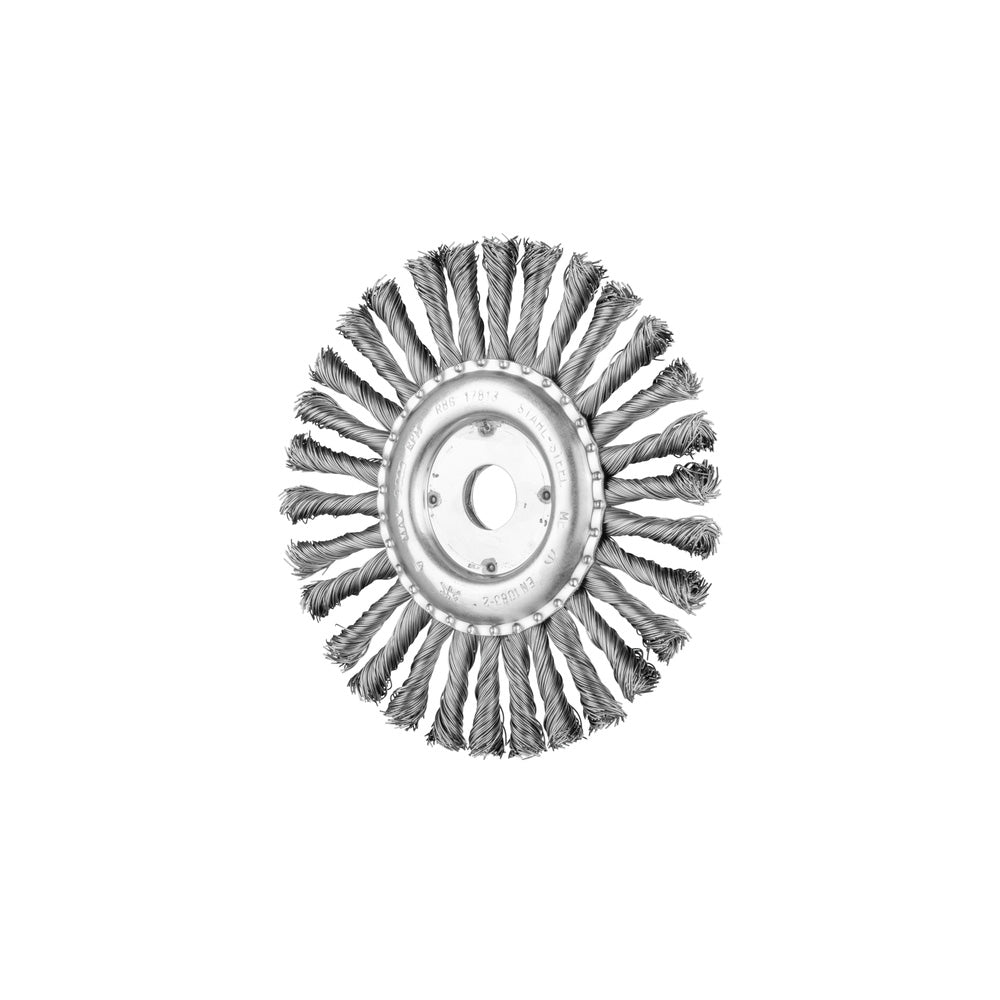 COMBITWIST wheel brush knotted RBG 178x13x22.2 mm steel wire 0.50 mm_40108170_43304011