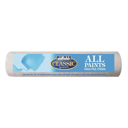 Paint Roller Cover Fabric Classic All Paints 10mm Pile 270mm 698 Oldfields 3822003 698